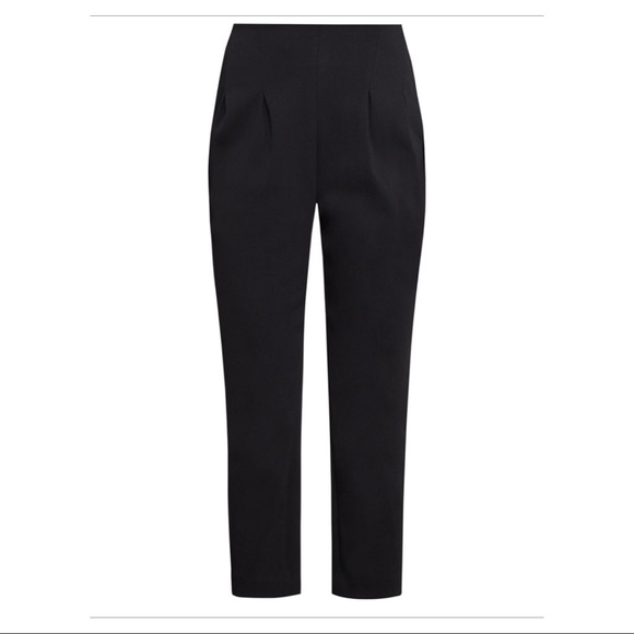 BCBGMaxAzria Pleated Crop Pant - Picture 3 of 3